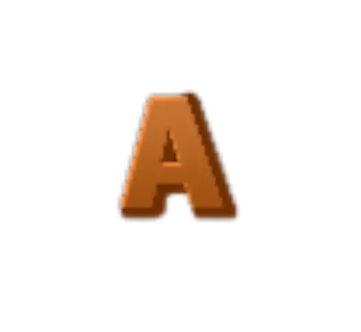 Kaartsymbool Aas in houten stijl