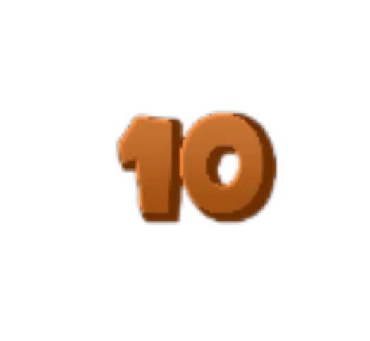 Cijfersymbool 10 in casinospel