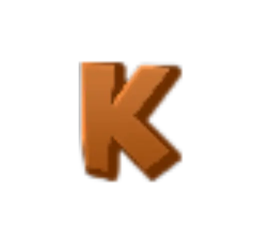 Kaartsymbool Koning oranje kleur